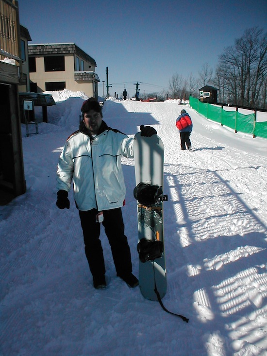 snowboarding