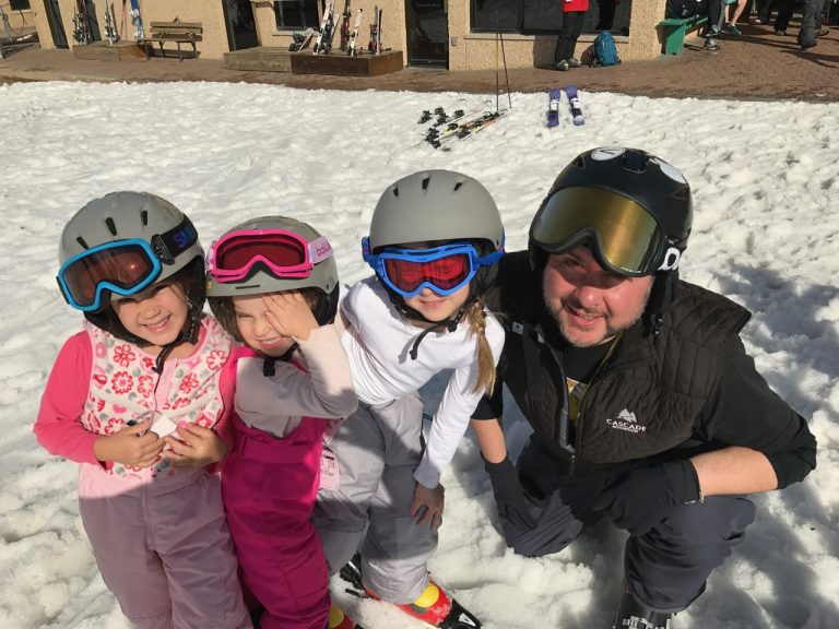 Tony with kids