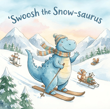 Swoosh the Snow-saurus book cover